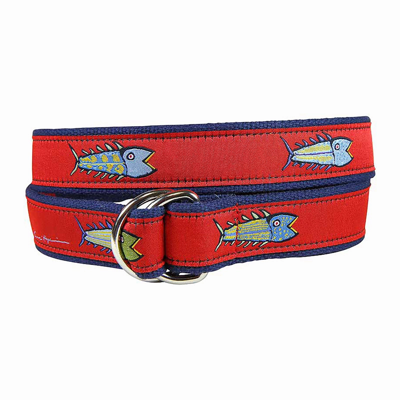 Hopkins Fish Ribbon D-Ring Belt