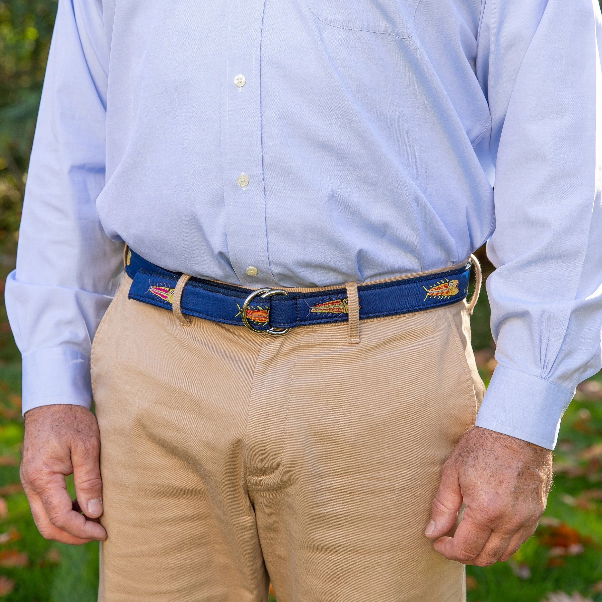 Hopkins Fish Ribbon D-Ring Belt
