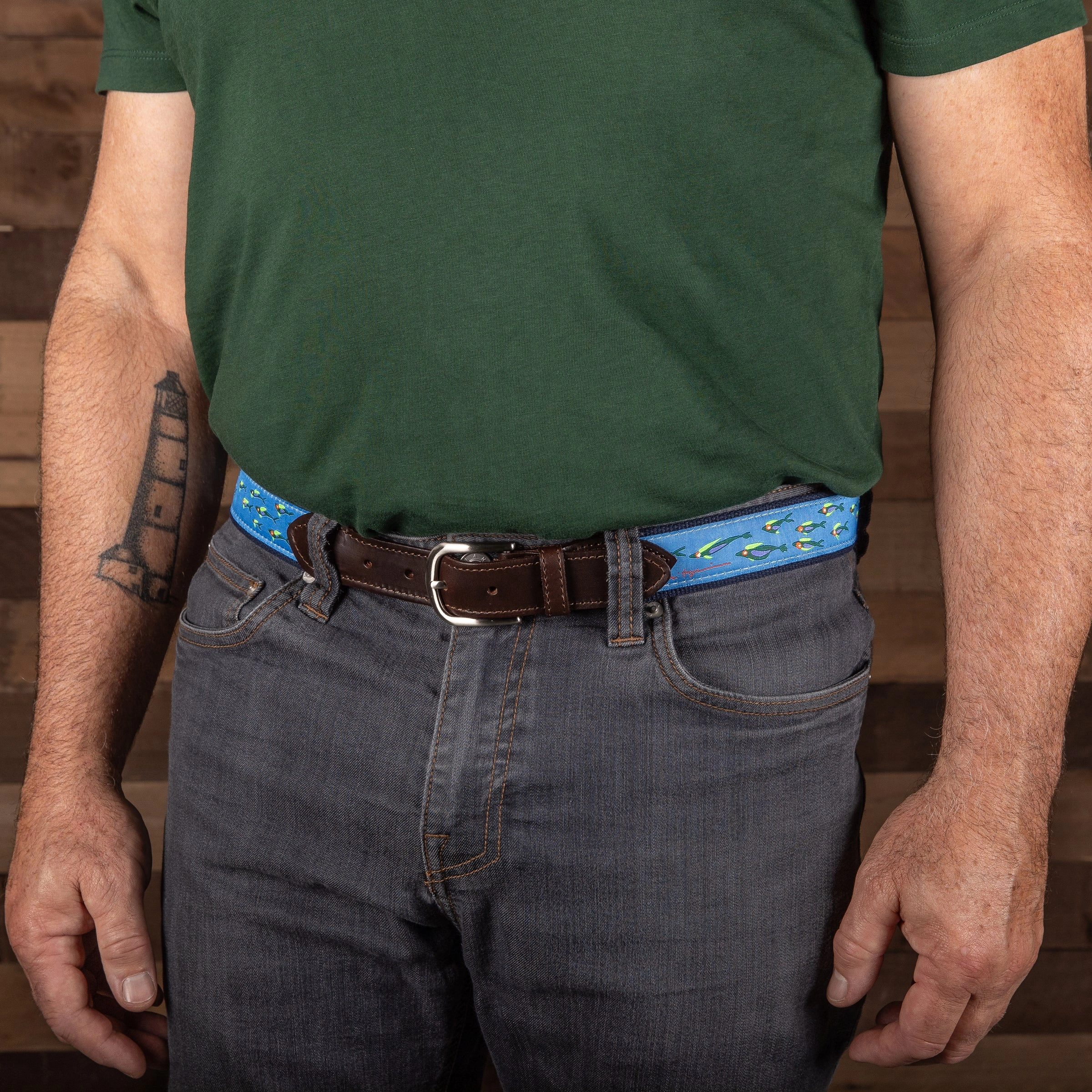 Hopkins Fish School Ribbon Club Belt