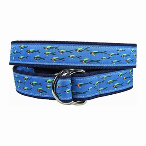 Hopkins Fish School Ribbon D-Ring Belt