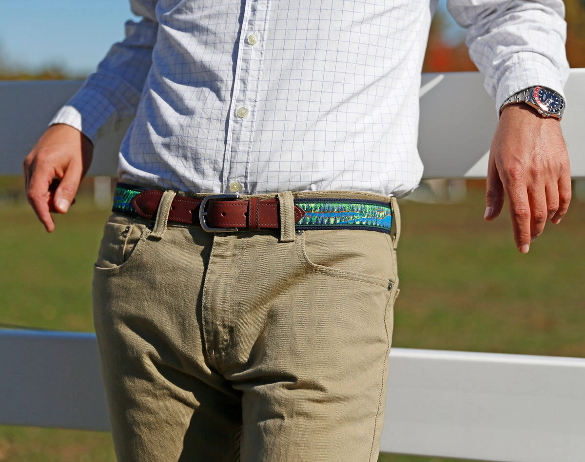 Hopkins North Woods Ribbon Club Belt