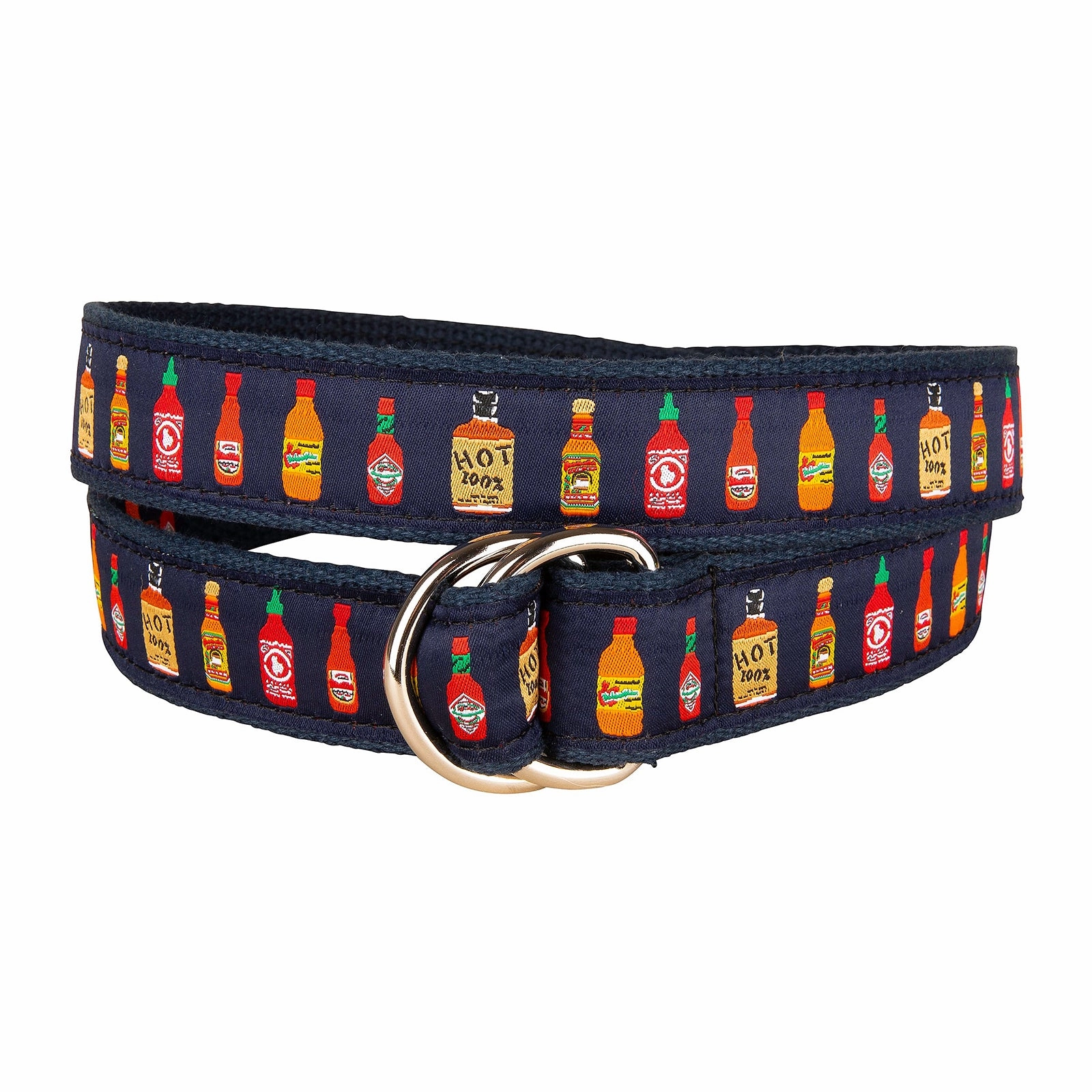 Hot Sauce Ribbon D-Ring Belt