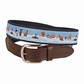 Ice Fishing 101 Ribbon Club Belt