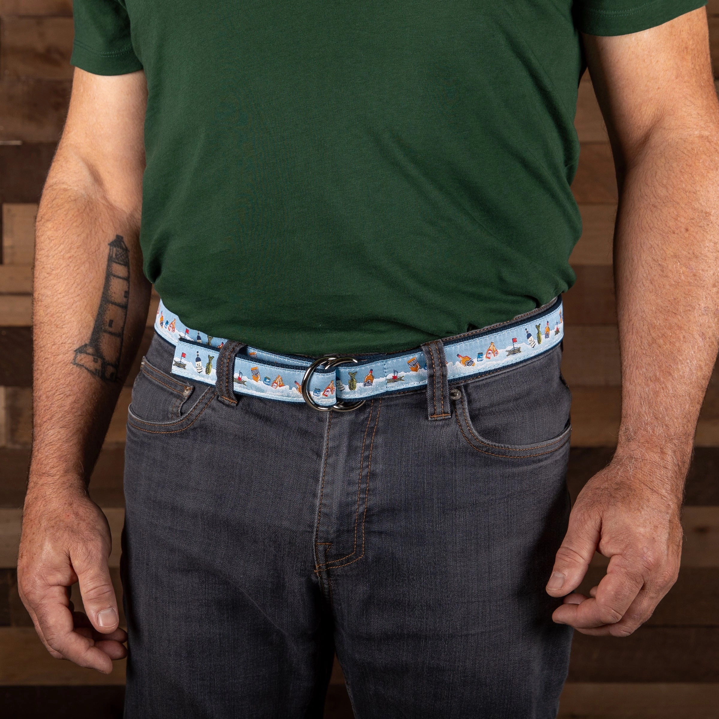 Ice Fishing 101 Ribbon D-Ring Belt