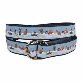 Ice Fishing 101 Ribbon D-Ring Belt