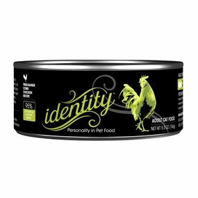 Identity 95% Free-Range Cobb Chicken & Chicken Broth Pate Wet Cat Food 5.5oz