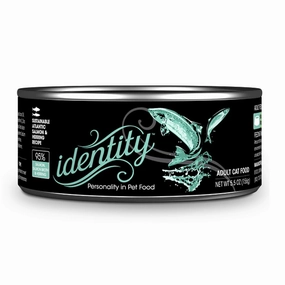 Identity 95% Sustainable Atlantic Salmon, Salmon Broth & Herring Pat?? Wet Cat Food 5.5oz