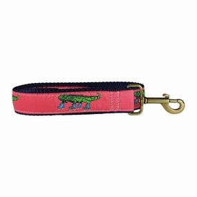 Iguana on Roller Skates Ribbon Dog Leash