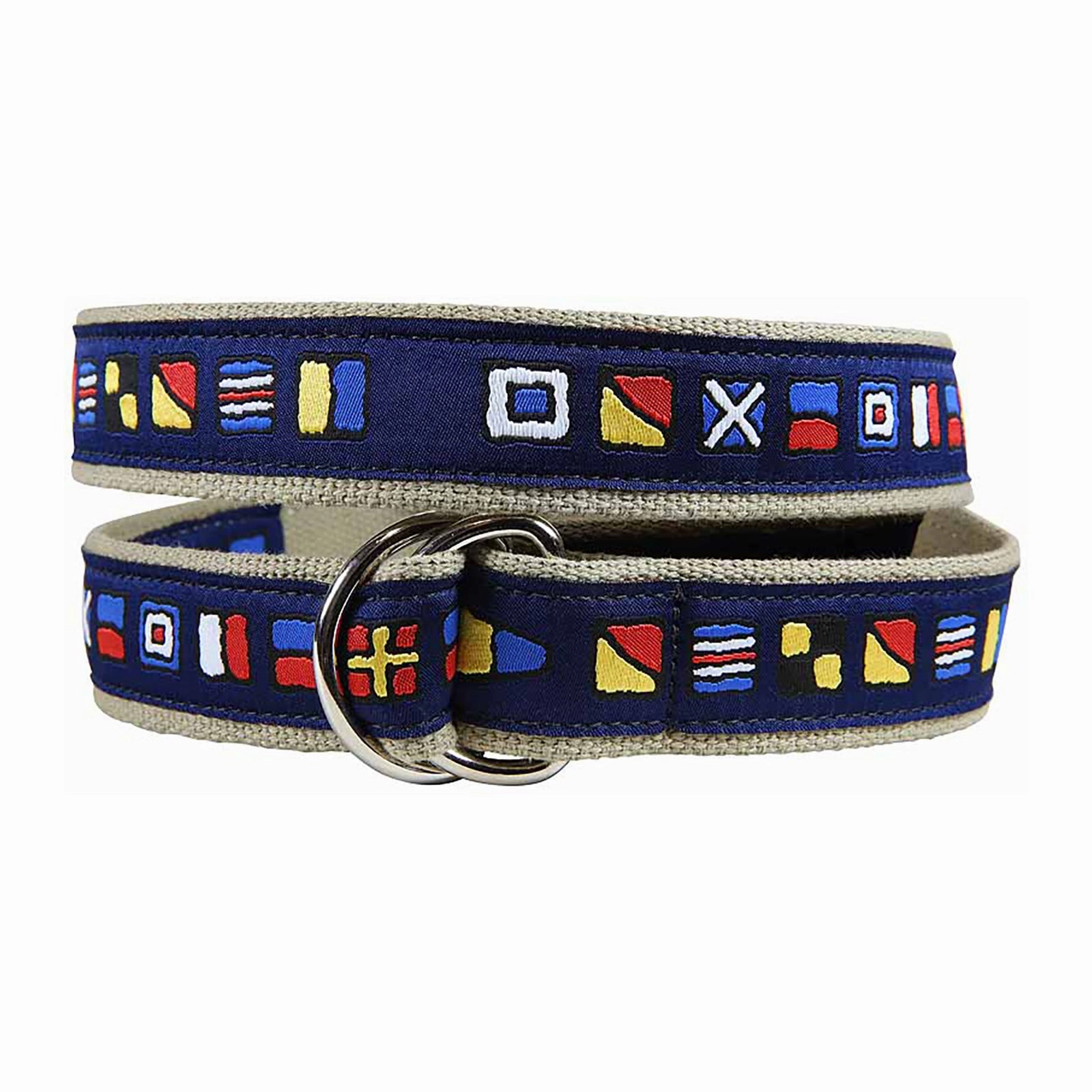Its 5 O'Clock Somewhere Ribbon D-Ring Belt