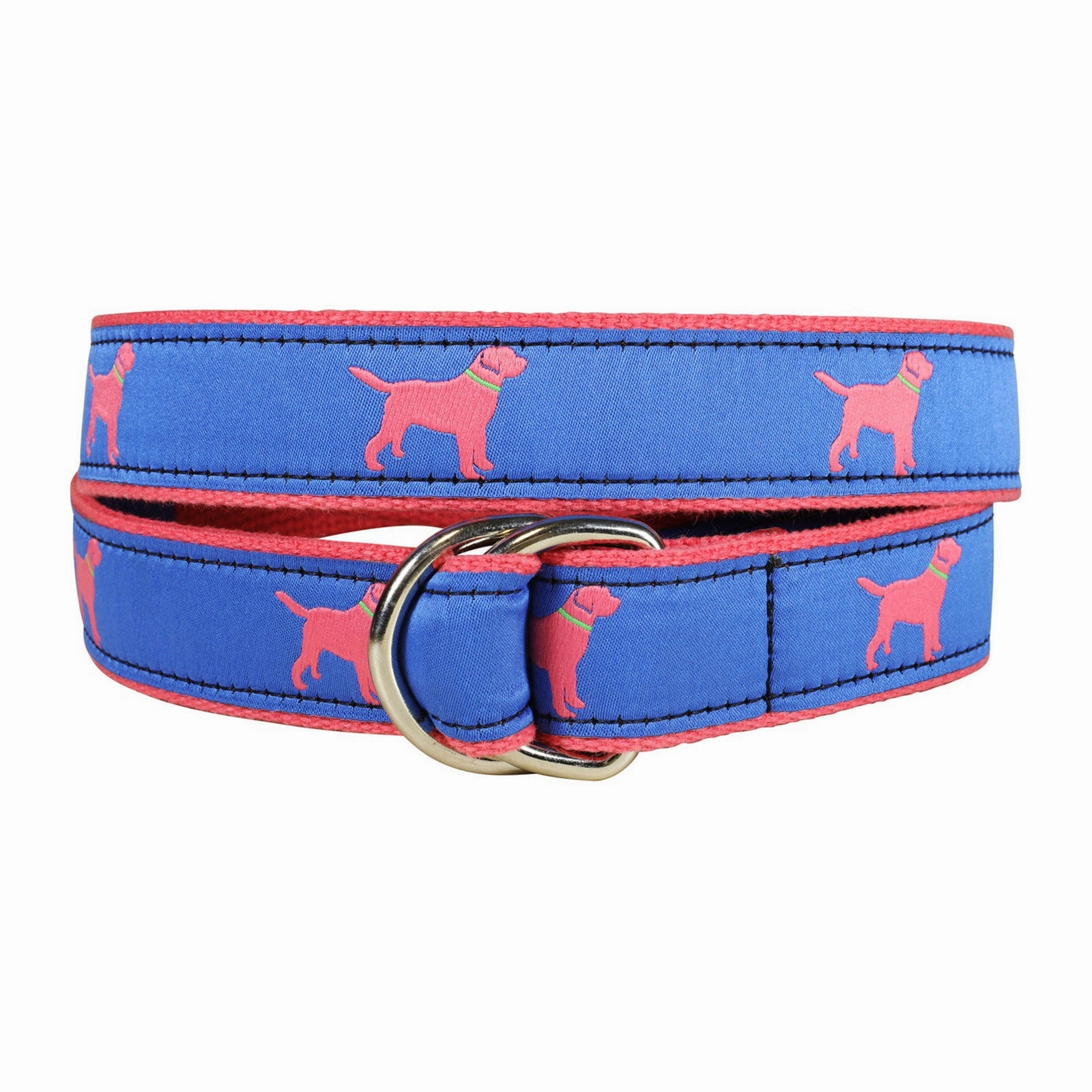 Labrador Retriever Ribbon D-Ring Belt