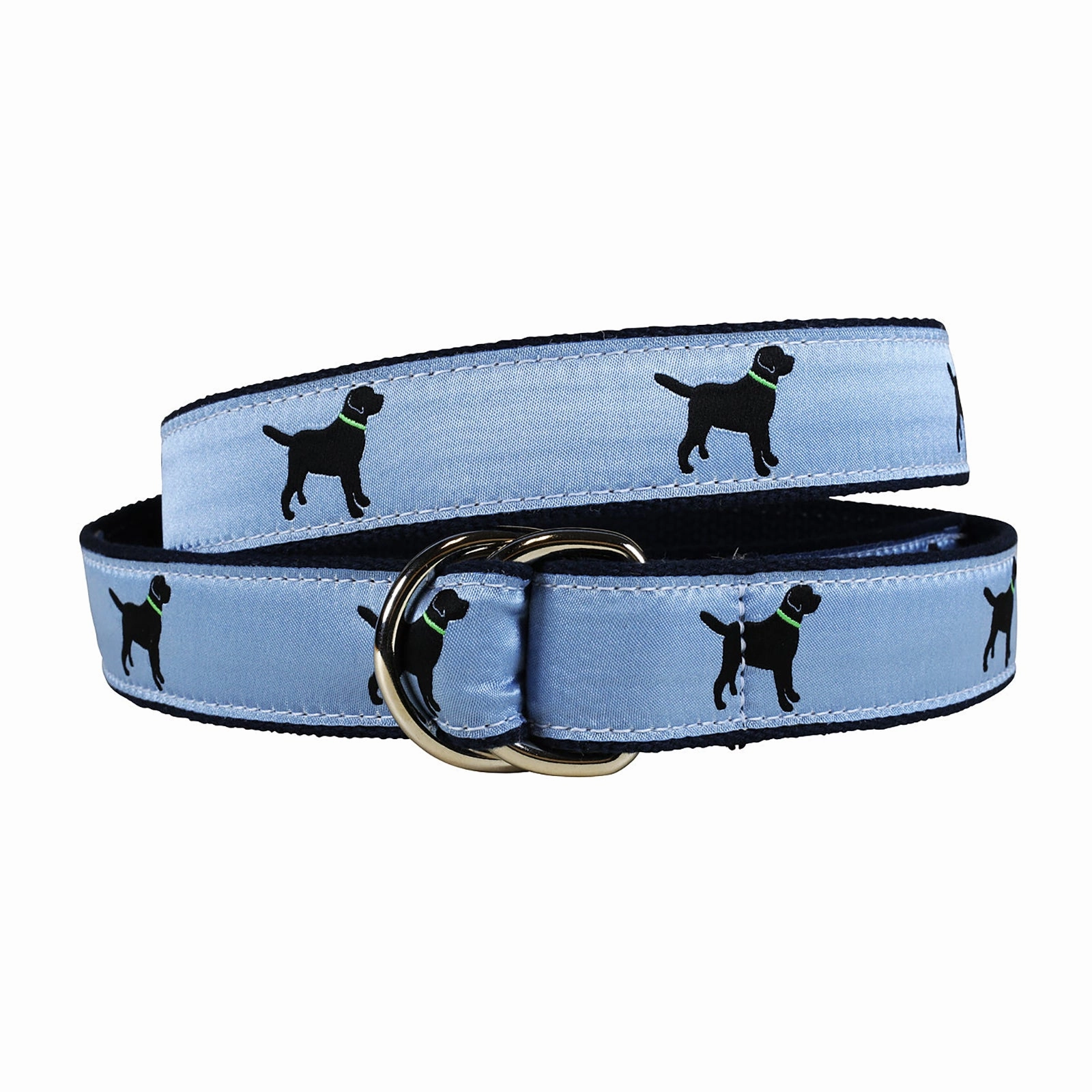 Labrador Retriever Ribbon D-Ring Belt