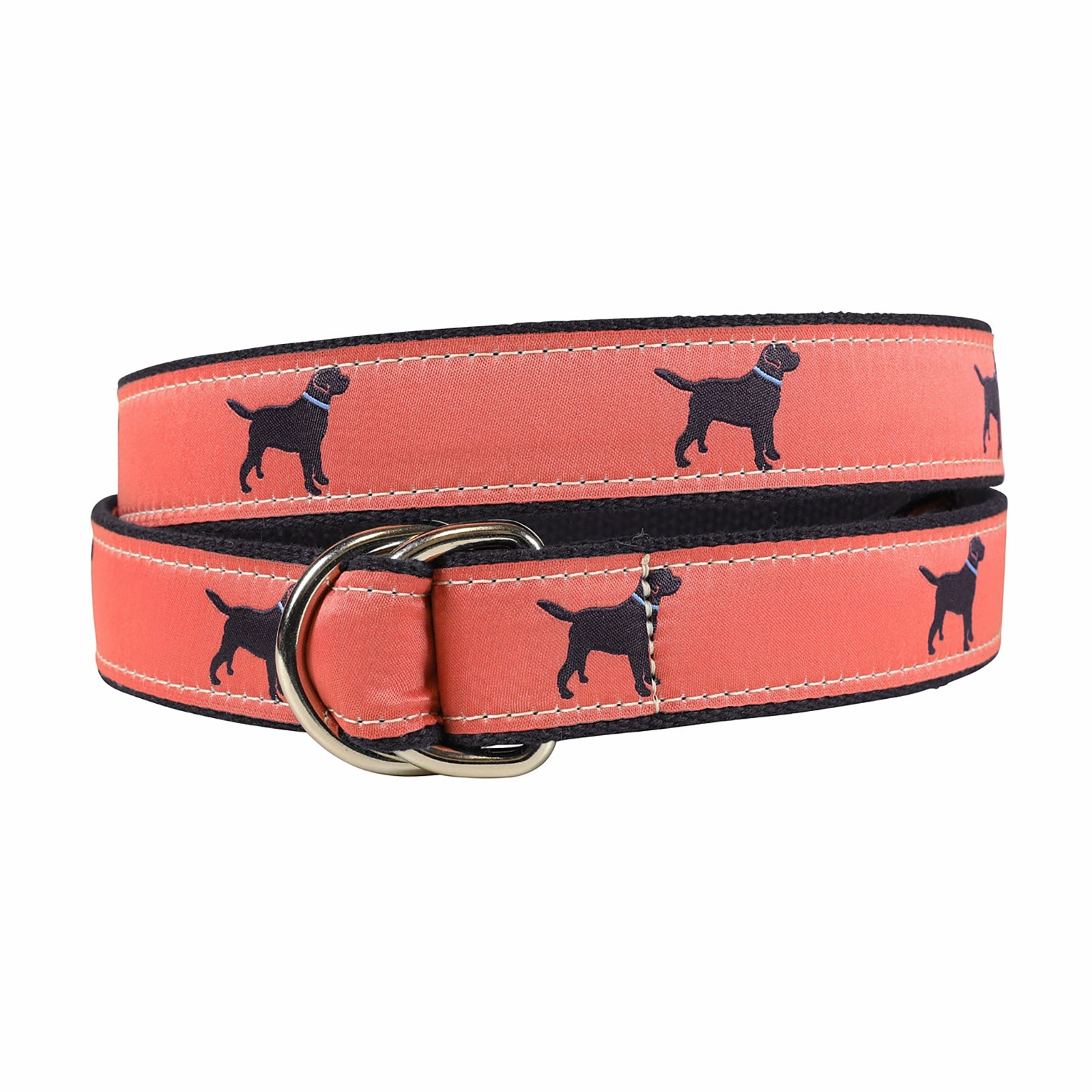 Labrador Retriever Ribbon D-Ring Belt