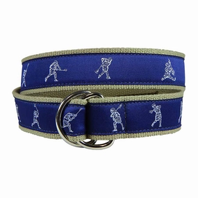 Lacrosse Ribbon D-Ring Belt