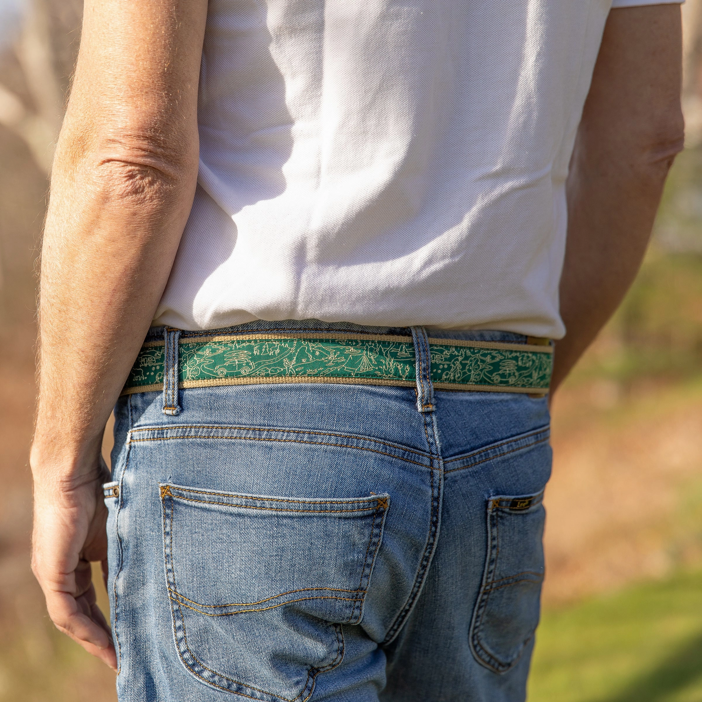 Let's Camp Ribbon Club Belt