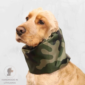Lightweight Waterproof  Dog Snood | Camouflage