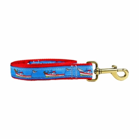 Lobster Boats Ribbon Dog Leash