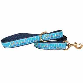 Lobster Buoys Ribbon Dog Leash