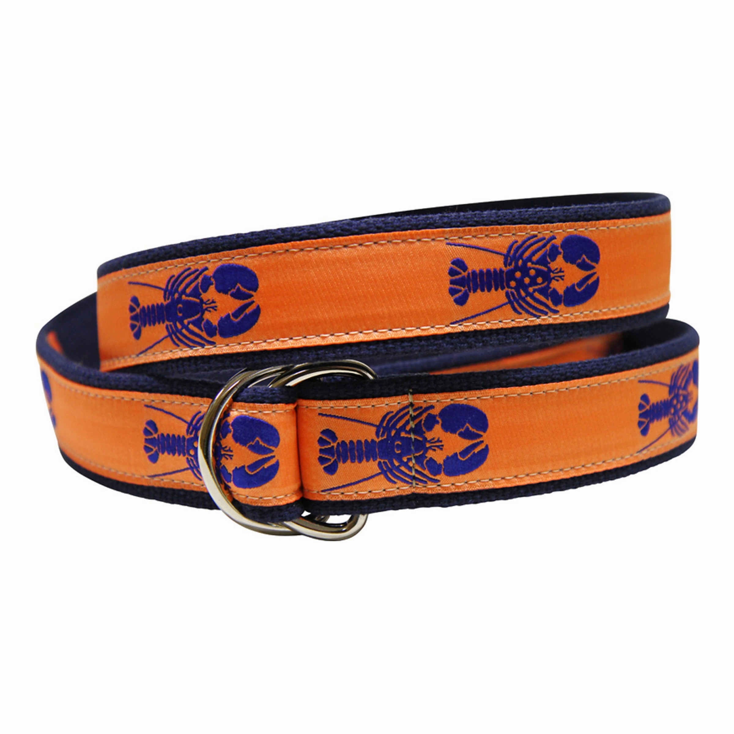 Lobster Ribbon D-Ring Belt