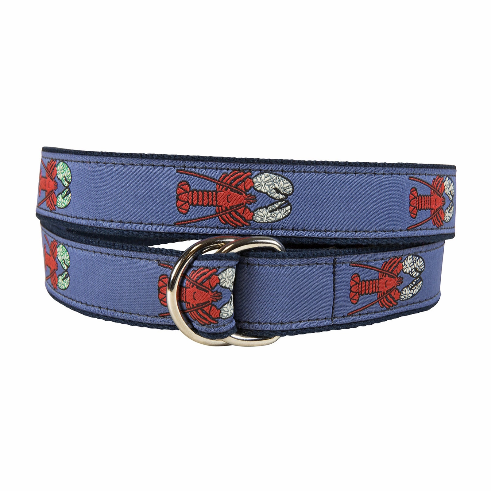 Lobster with Mittens Ribbon D-Ring Belt
