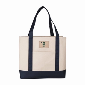 Maine Lobster & Star Patch Maine Tote Bag