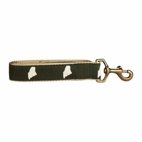 Maine Silhouette Ribbon Dog Leash