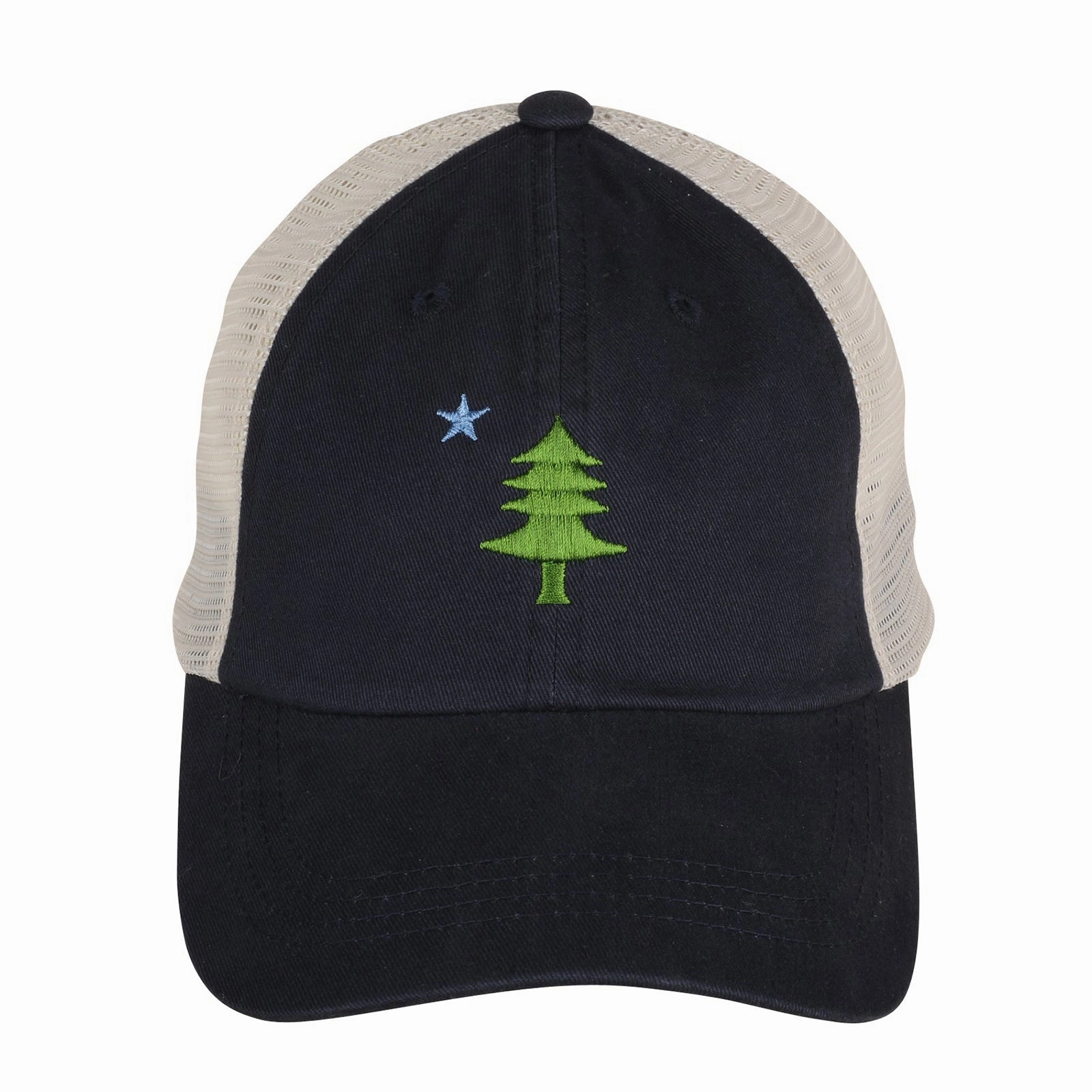 Maine Tree & Star Trucker Hat