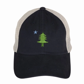 Maine Tree & Star Trucker Hat