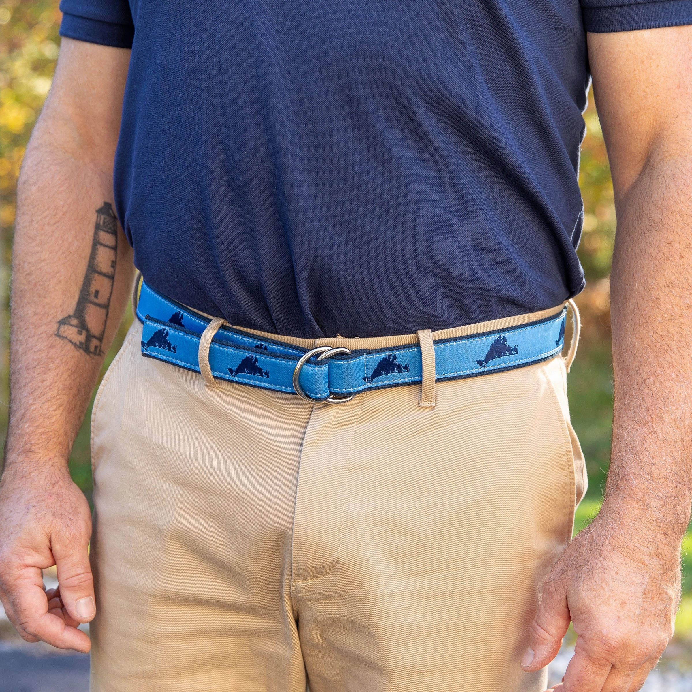 Martha's Vineyard Ribbon D-Ring Belt
