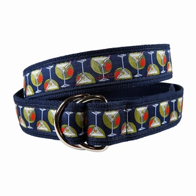Martinis Ribbon D-Ring Belt
