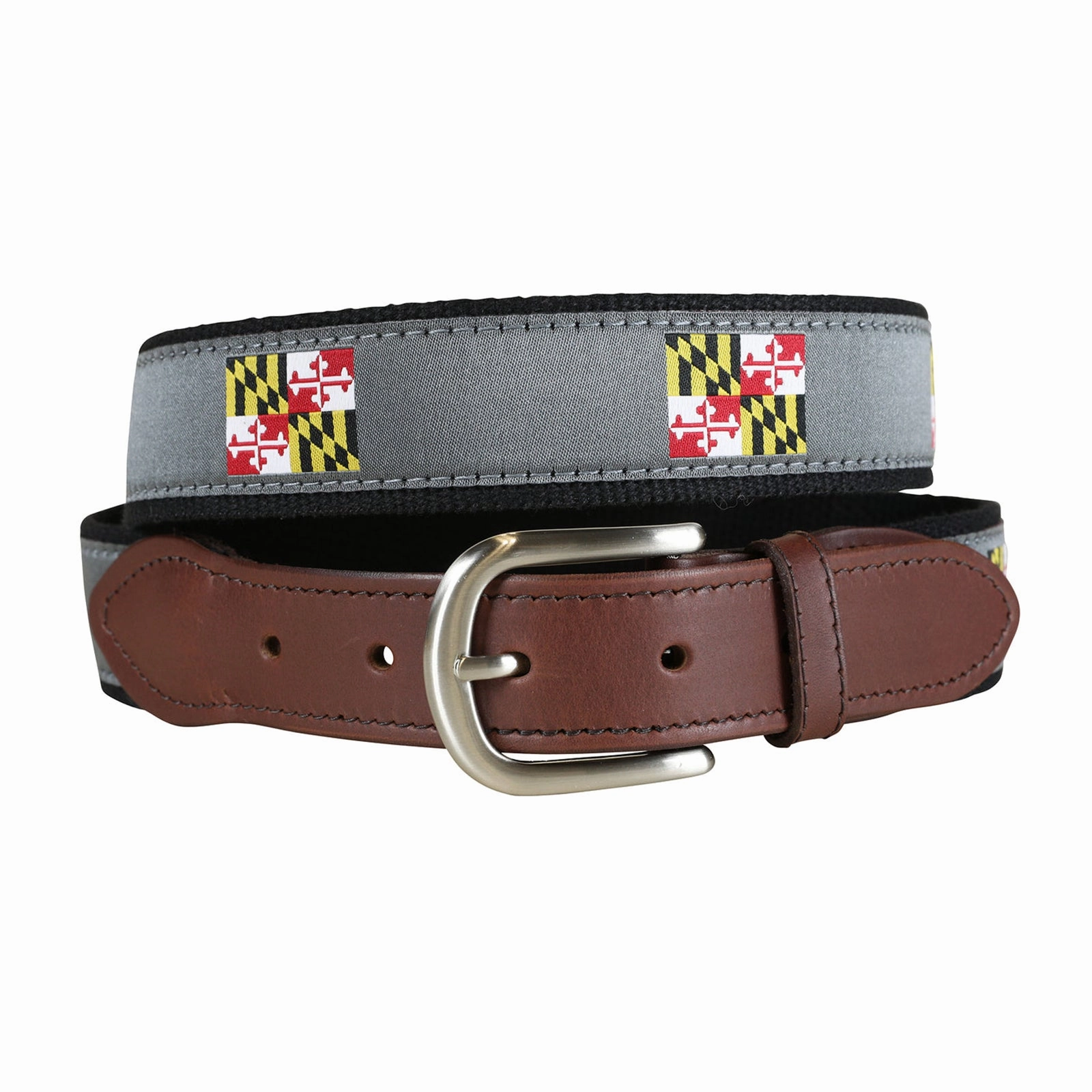 Maryland State Flag Ribbon Club Belt