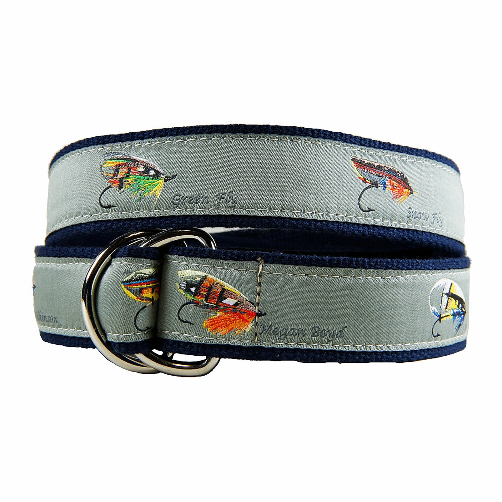 Megan Boyd Flies Ribbon D-Ring Belt