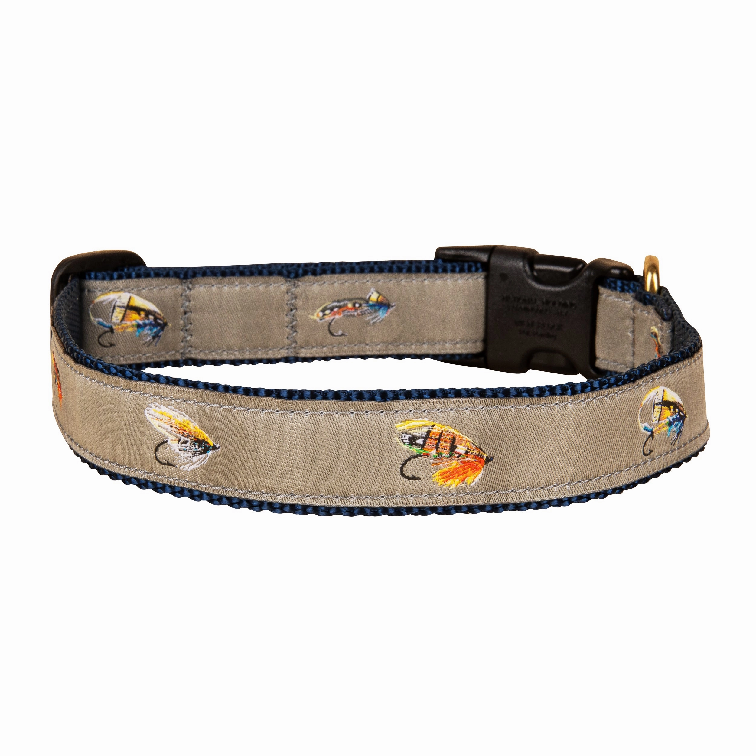 Megan Boyd Flies Ribbon Dog Collar