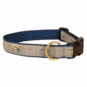 Megan Boyd Flies Ribbon Dog Collar
