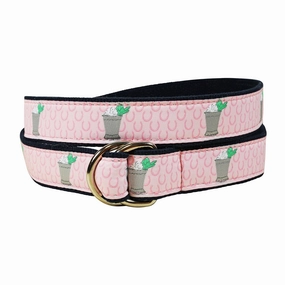 Mint Julep Ribbon D-Ring Belt