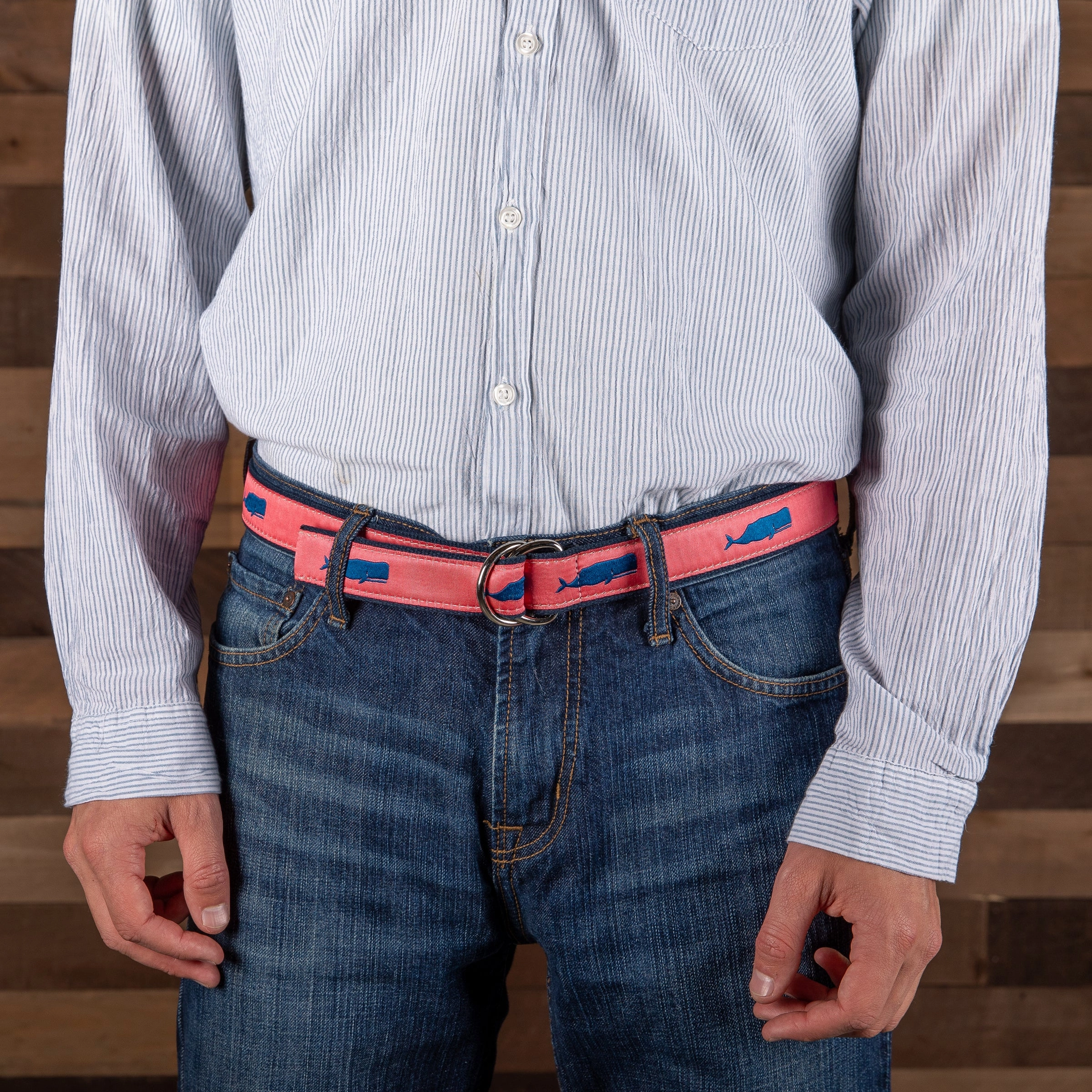 Moby Whale Ribbon D-Ring Belt