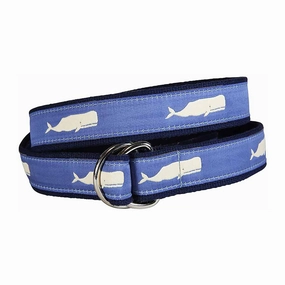 Moby Whale Ribbon D-Ring Belt