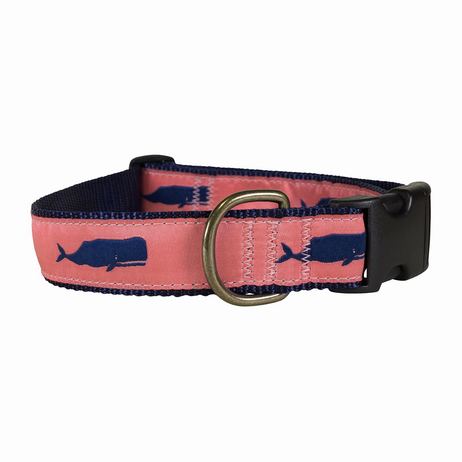 Moby Whale Ribbon Dog Collar