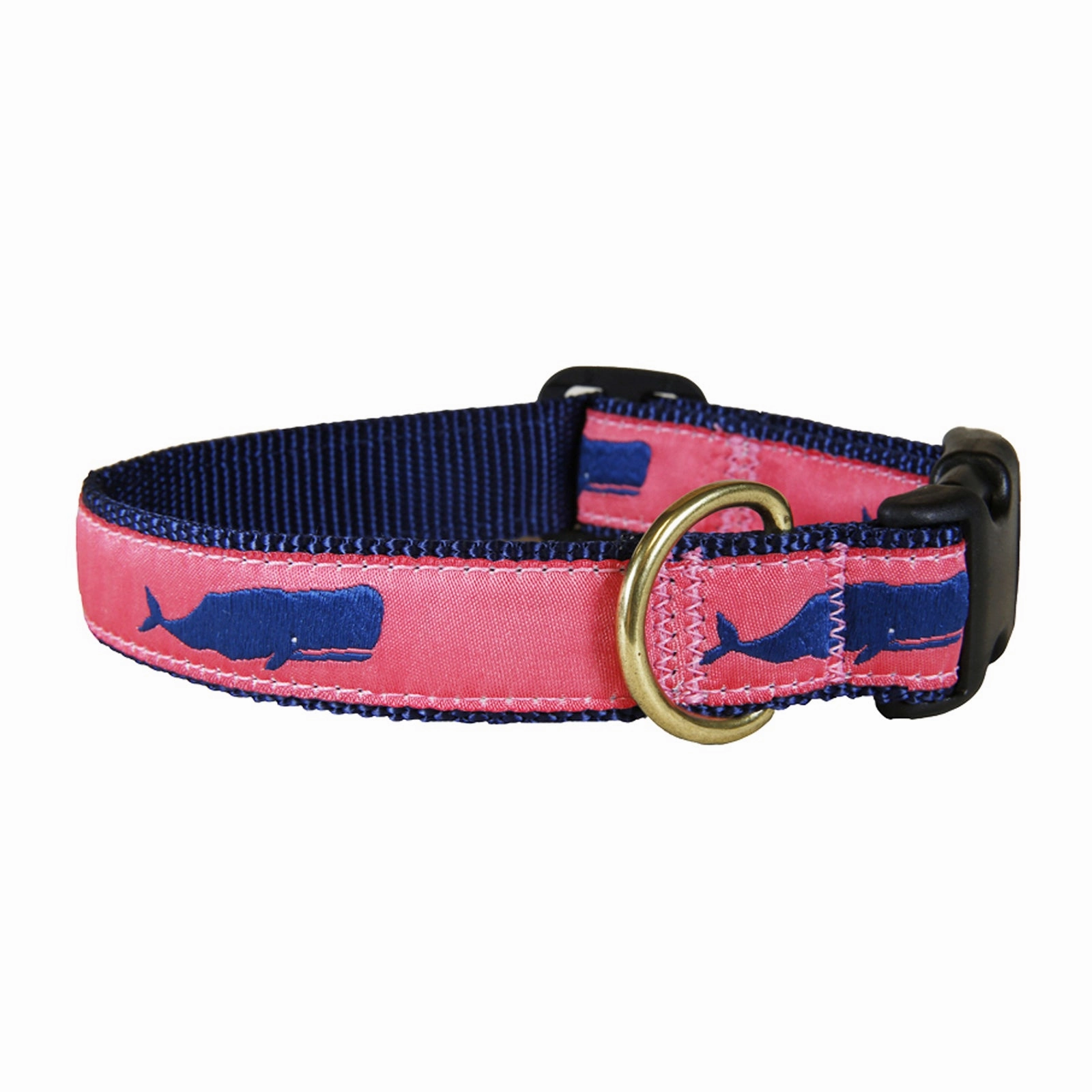 Moby Whale Ribbon Dog Collar