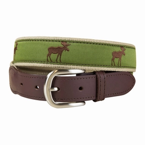 Moose Ribbon Club Belt