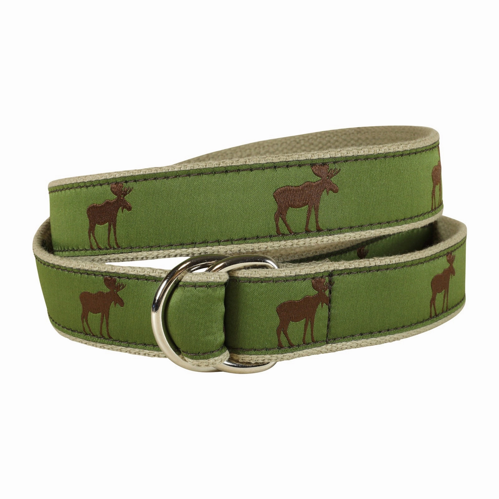 Moose Ribbon D-Ring Belt