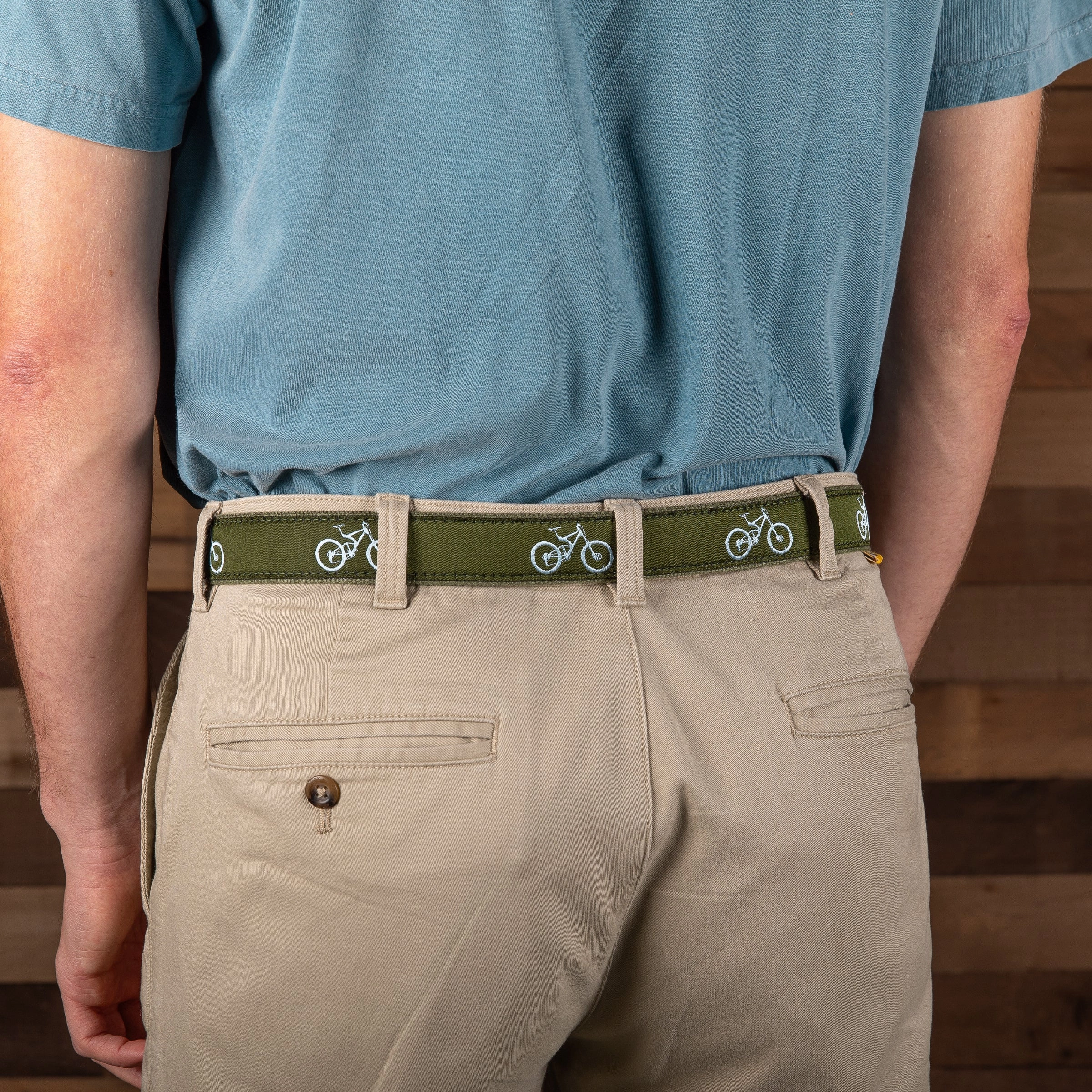 Mountain Bike Ribbon D-Ring Belt