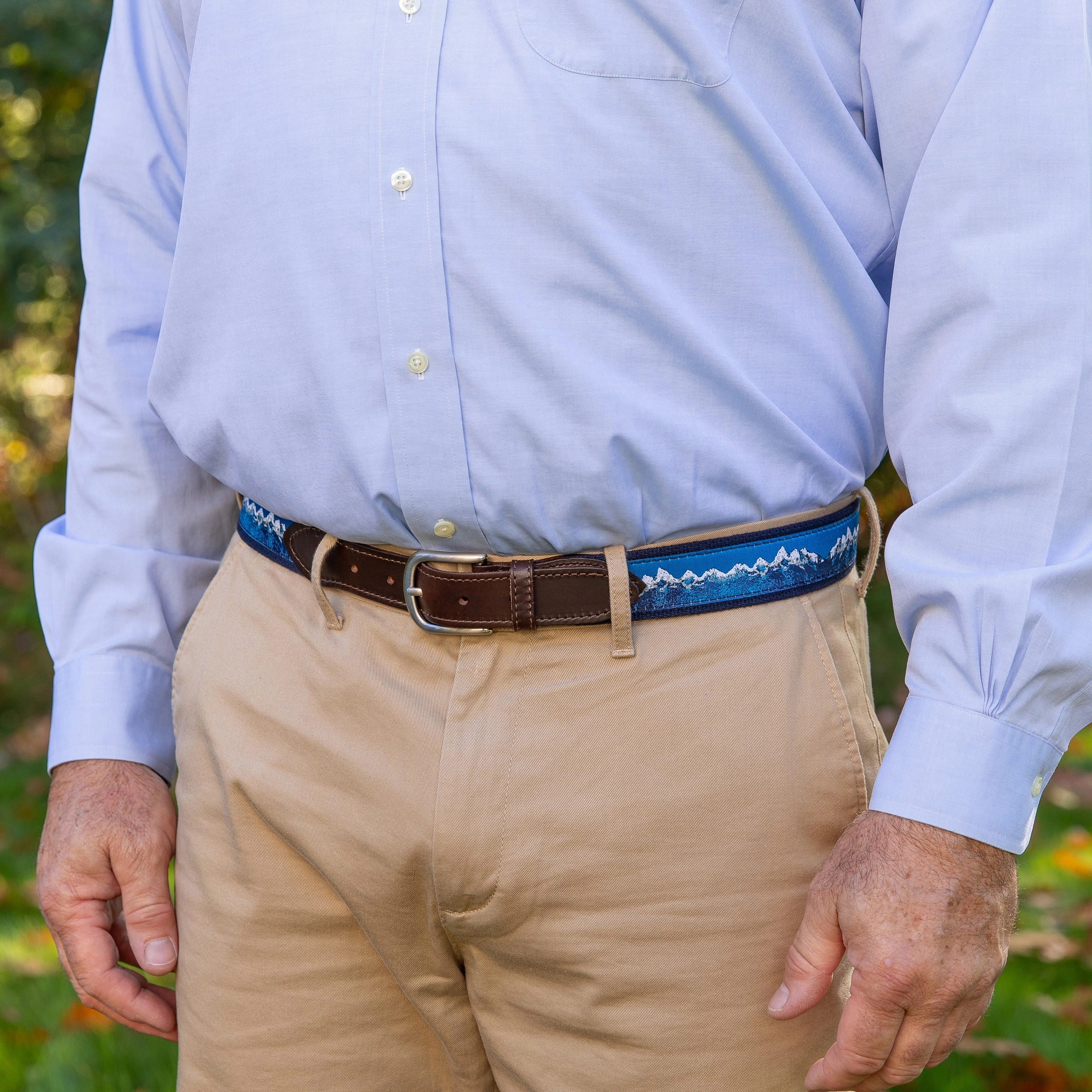 Mountain Range Ribbon Club Belt