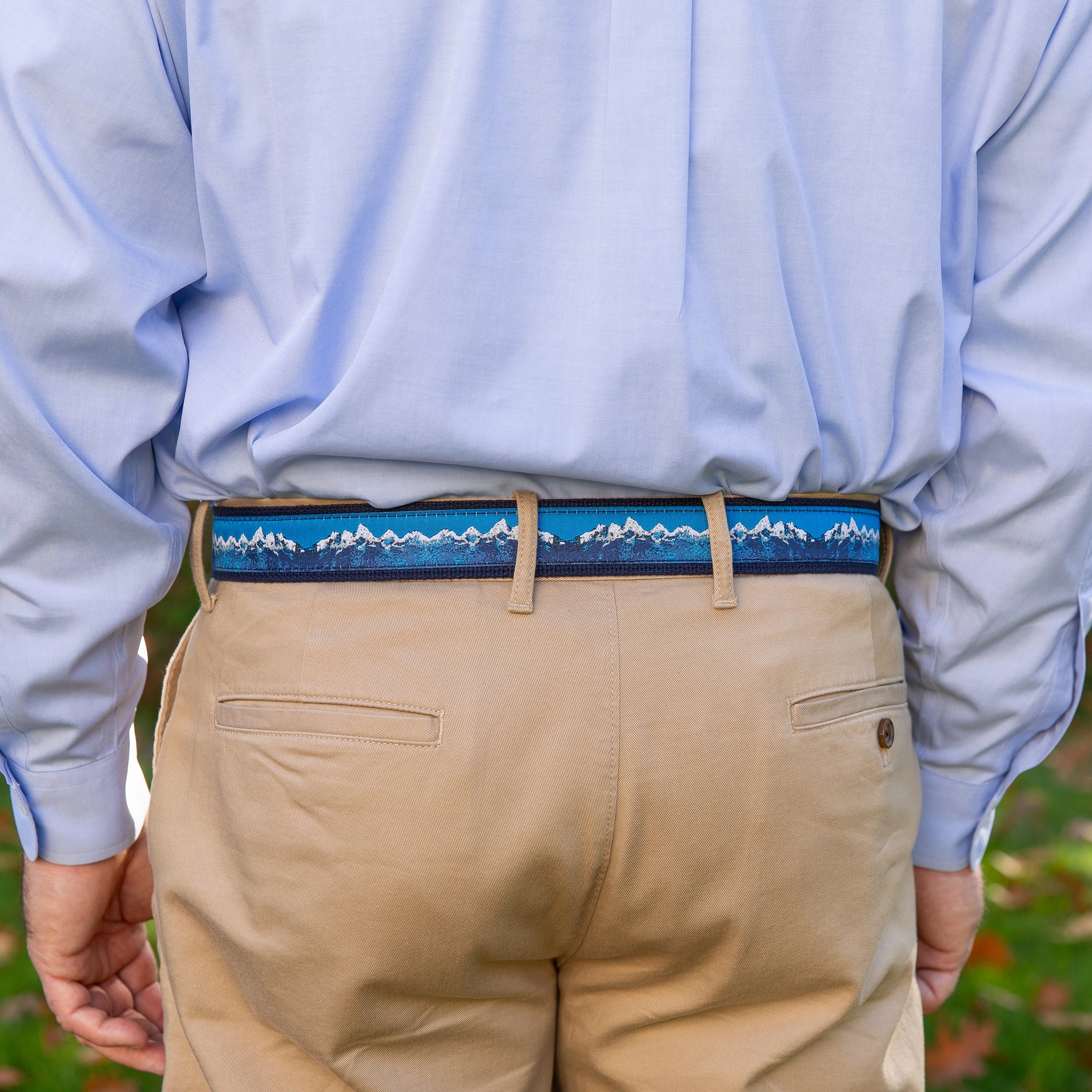Mountain Range Ribbon Club Belt