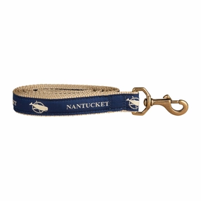 Nantucket Flag Ribbon Dog Leash