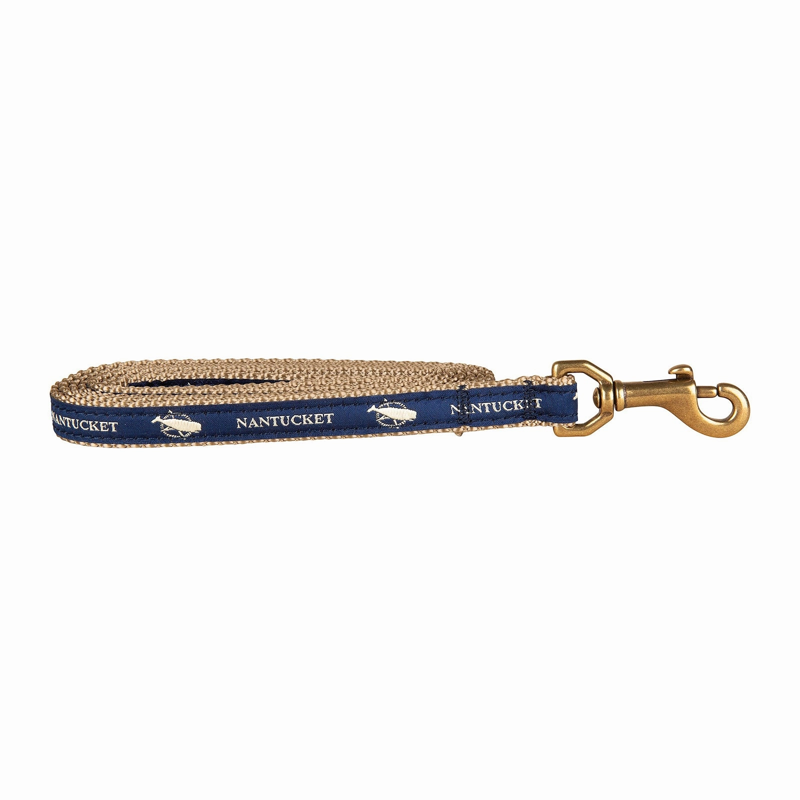 Nantucket Flag Ribbon Dog Leash