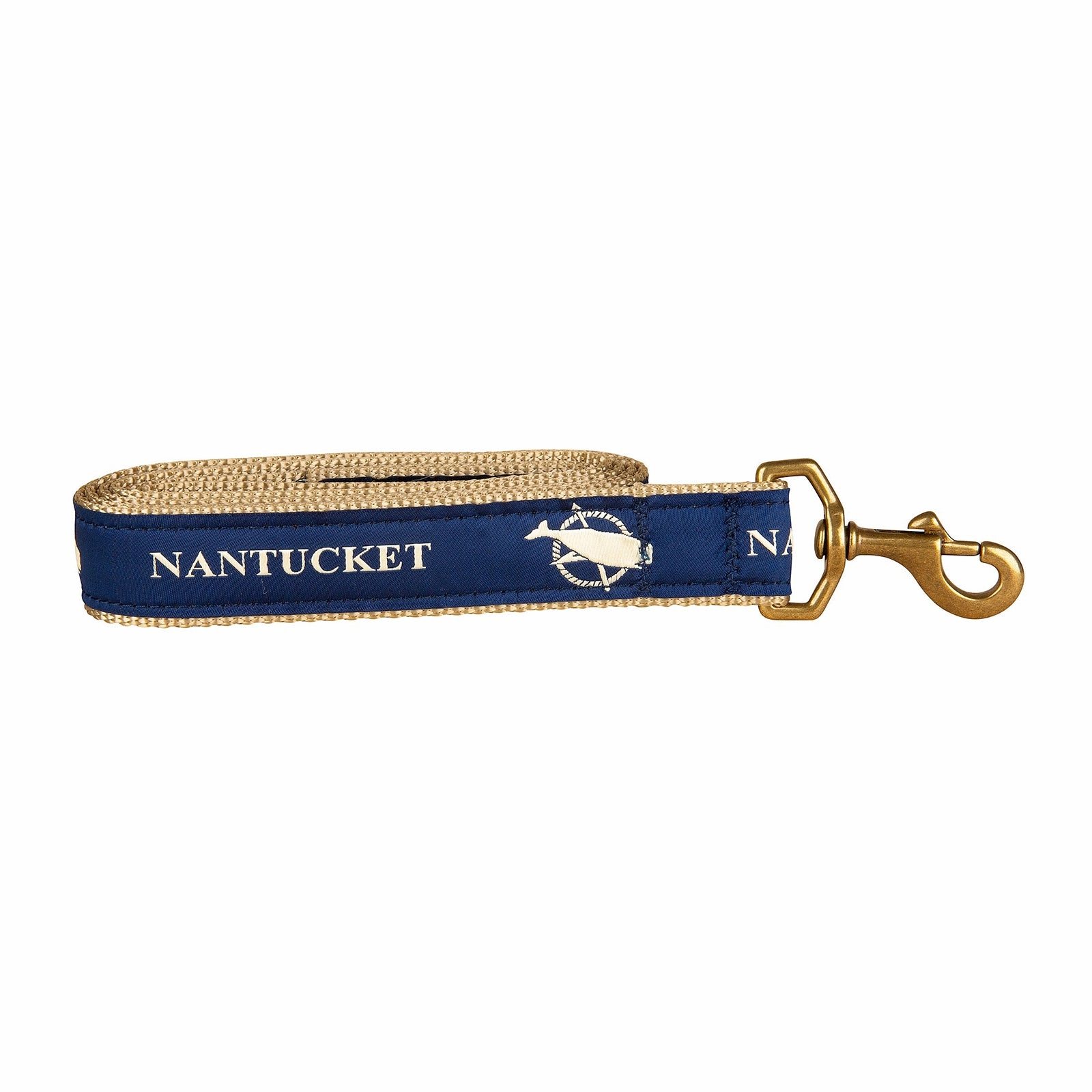 Nantucket Flag Ribbon Dog Leash