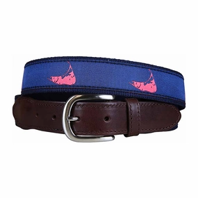 Nantucket Island Ribbon Club Belt