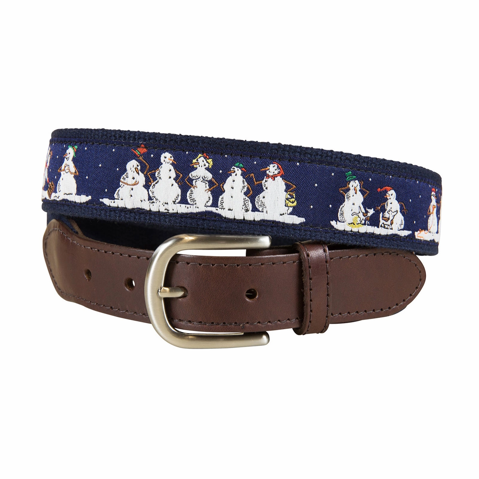 Naughty Snowmen Ribbon Club Belt