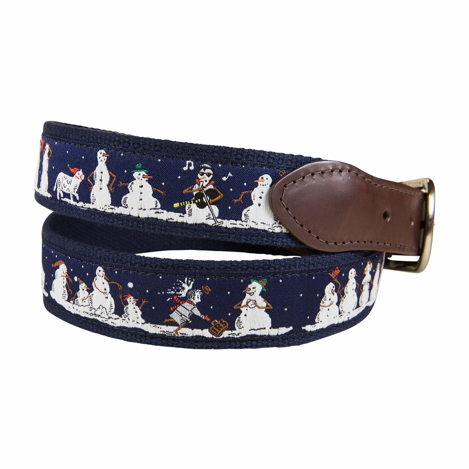 Naughty Snowmen Ribbon Club Belt
