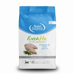 Nutrisource PureVita Grain Free Chicken & Peas Entree Cat Food